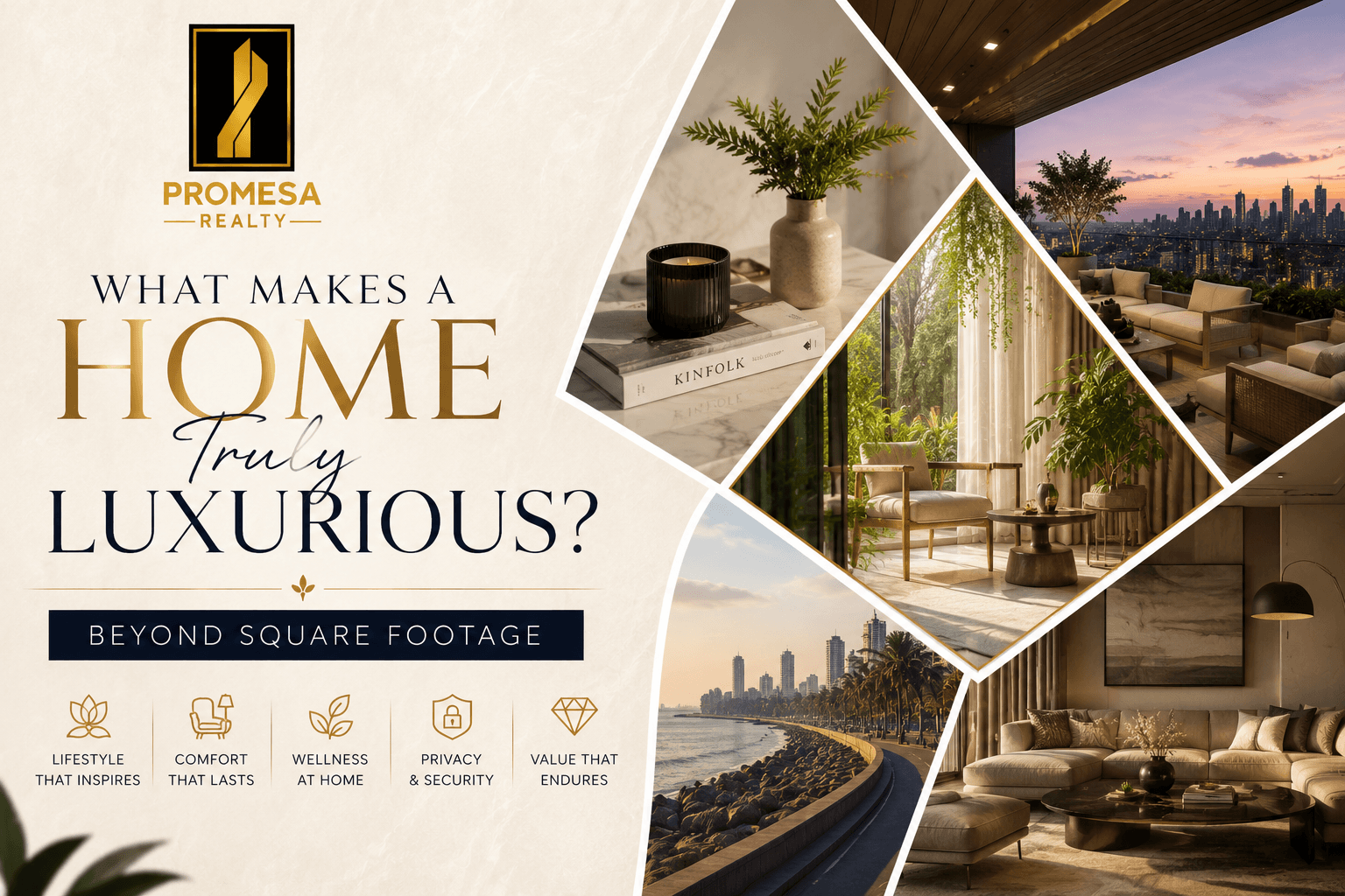 Luxury home design featuring premium interiors, modern amenities, and elegant living spaces by Promesa Realty